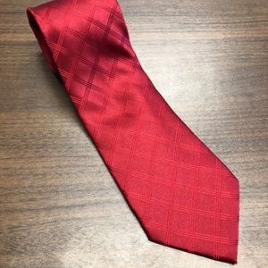 Red Croft & Barrow Silk Tie